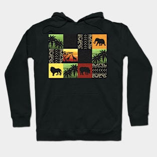 Safari Patchwork Hoodie